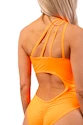Asymetryczne monokini na jedno ramię Nebbia 458 Pomarańczowy Neon