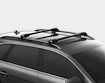 Bagażnik dachowy Thule Edge Black Renault Clio 5-dr Nieruchomość z relingami dachowymi 13-20