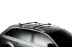 Bagażnik dachowy Thule WingBar Edge Black Honda Civic 5-dr Nieruchomość ze zintegrowanymi relingami dachowymi 14-21