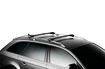 Bagażnik dachowy Thule WingBar Edge Black Jeep Compass 5-dr SUV z punktami stałymi 07-10