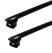 Bagażnik dachowy Thule z EVO WingBar Black Audi A3 Sportback (8V) 5-dr Hatchback ze zintegrowanymi relingami dachowymi 13-20