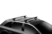 Bagażnik dachowy Thule z EVO WingBar Black Audi A4 Allroad 5-dr Nieruchomość z relingami dachowymi 08-15