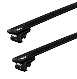 Bagażnik dachowy Thule z EVO WingBar Black Chevrolet Spark 5-dr Hatchback z relingami dachowymi 10-21