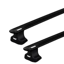 Bagażnik dachowy Thule z EVO WingBar Black Jaguar XF (X250) 4-dr Sedan z gołym dachem 08-15