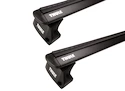 Bagażnik dachowy Thule z EVO WingBar Black Jeep Compass 5-dr SUV z punktami stałymi 11-16