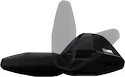 Bagażnik dachowy Thule z EVO WingBar Black Mercedes Benz GLK 5-dr SUV z relingami dachowymi 08-15