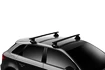 Bagażnik dachowy Thule z EVO WingBar Black Nissan Navara (D23) 4-dr Double-cab z gołym dachem 15+