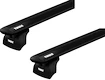 Bagażnik dachowy Thule z EVO WingBar Black Peugeot Bipper 3-dr Van z punktami stałymi 08-24