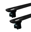 Bagażnik dachowy Thule z EVO WingBar Black Porsche Cayenne 5-dr SUV z T-Profilem 02-09