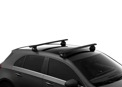Bagażnik dachowy Thule z EVO WingBar Black Volkswagen Caravelle (T6) 4-dr Bus z punktami stałymi 15-24