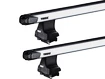 Bagażnik dachowy Thule z SlideBarem Dodge Ram 1500 4-dr Double-cab z gołym dachem 02-08