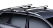 Bagażnik dachowy Thule z SlideBarem Kia Carnival (Mk I) 5-dr MPV z relingami dachowymi 00-05