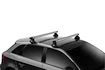 Bagażnik dachowy Thule z SlideBarem Mercedes Benz C-Klasse 5-dr Nieruchomość ze zintegrowanymi relingami dachowymi 15-21