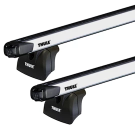 Bagażnik dachowy Thule z SlideBarem Peugeot Bipper 3-dr Van z punktami stałymi 08-24