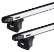 Bagażnik dachowy Thule z SlideBarem Peugeot Bipper 3-dr Van z punktami stałymi 08-24