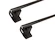 Bagażnik dachowy Thule z SquareBarem GMC Canyon 4-dr Crew-cab z gołym dachem 15-24