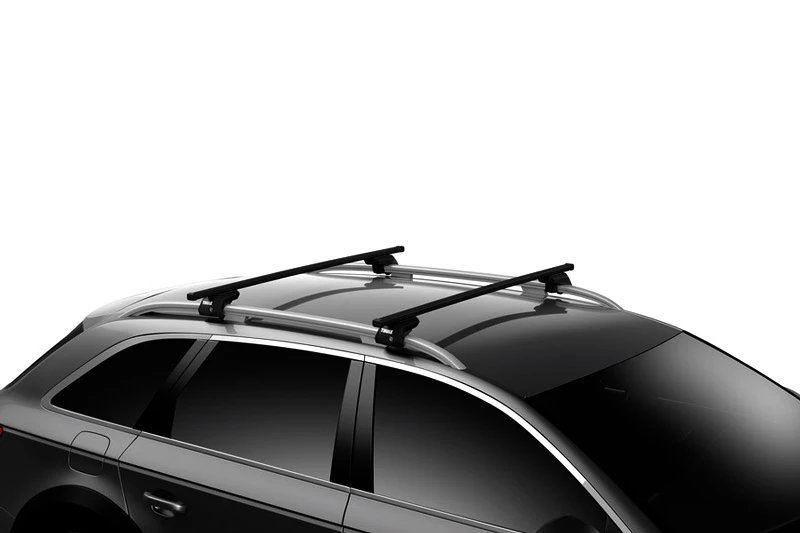 Bagażnik dachowy Thule z SquareBarem Lexus RX 300/400 (Mk.II) 5-dr SUV z relingami dachowymi 03-09