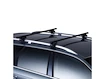 Bagażnik dachowy Thule z SquareBarem Mercedes Benz Vaneo 5-dr MPV z relingami dachowymi 02-05