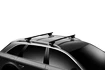 Bagażnik dachowy Thule z SquareBarem Mercedes Benz Viano 5-dr MPV z relingami dachowymi 04-14
