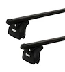 Bagażnik dachowy Thule z SquareBarem Vauxhall Zafira Tourer 5-dr MPV ze zintegrowanymi relingami dachowymi 12-24