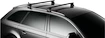 Bagażnik dachowy Thule z WingBarem Black Dodge Ram 3500 4-dr Double-cab z gołym dachem 02-09