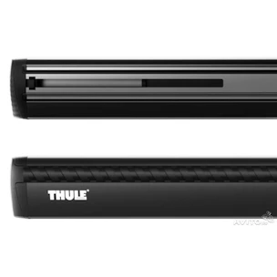 Bagażnik dachowy Thule z WingBarem Black Fiat Strada Adventure 2-dr Pickup z relingami dachowymi 14-24