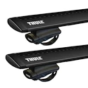 Bagażnik dachowy Thule z WingBarem Black Jeep Renegade 5-dr SUV z relingami dachowymi 15-24