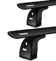 Bagażnik dachowy Thule z WingBarem Black Opel Corsa C 3-dr Hatchback z punktami stałymi 04-06