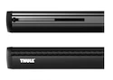 Bagażnik dachowy Thule z WingBarem Black Toyota Avensis 5-dr Nieruchomość z punktami stałymi 09-18