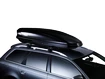 Bagażnik dachowy Thule z WingBarem Mercedes Benz E-Klasse (W211) 5-dr Nieruchomość z relingami dachowymi 03-08
