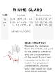 Bandaż na kciuk Zamst  Thumb Guard