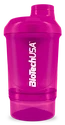 BioTech USA Shaker Wave+ Nano 300 ml + 150 ml różowy