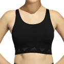 Biustonosz damski adidas  Aeroknit Light Support Bra Black