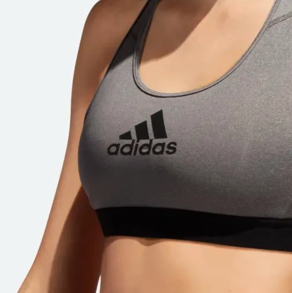 Biustonosz damski adidas  Drst Ask Bra Grey  XS