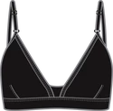 Biustonosz damski Icebreaker  W Siren Bra BLACK