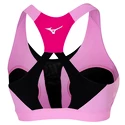 Biustonosz damski Mizuno  High Support Bra Pink Peacock