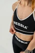 Biustonosz damski Nebbia Barbell Therapy My Rules 608 black