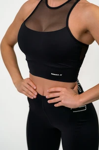 Biustonosz damski Nebbia  FIT Activewear Padded Sports Bra black S