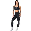 Biustonosz damski Nebbia NEBBIA x OLYMPIA Washed Medium-Support Sports Bra GOLDEN AGE 778 black