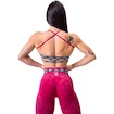 Biustonosz damski Nebbia NEBBIA x OLYMPIA Washed Open Back Sports Bra LEGACY 779 red