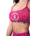 Biustonosz damski Nebbia NEBBIA x OLYMPIA Washed Open Back Sports Bra LEGACY 779 red