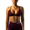 Biustonosz damski Nebbia STRONG BEAUTY Medium-Support Sports Bra TWIST-KNOT 423 dark red