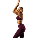 Biustonosz damski Nebbia STRONG BEAUTY Medium-Support Sports Bra TWIST-KNOT 423 dark red