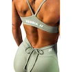Biustonosz damski Nebbia STRONG BEAUTY Medium-Support Sports Bra TWIST-KNOT 423 light green