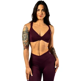 Biustonosz damski Nebbia STRONG BEAUTY Sports Bra 424 dark red