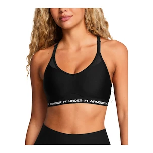 Biustonosz damski Under Armour  Crossback Low Bra Black