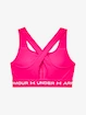 Biustonosz damski Under Armour  Crossback Mid Bra-PNK