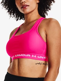 Biustonosz damski Under Armour Crossback Mid Bra-PNK