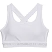 Biustonosz damski Under Armour  Crossback Mid Bra-WHT M
