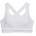 Biustonosz damski Under Armour  Crossback Mid Bra-WHT M